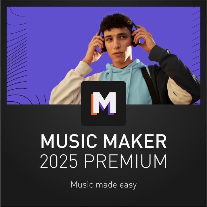 Actual product image Magix Music Maker 2025 Premium Download Code (1 User, 1 Devices/Users, unlimited)