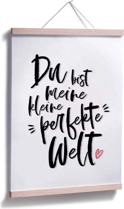 Actual product image Trenddeko You are my perfect little world (80 x 100 cm)