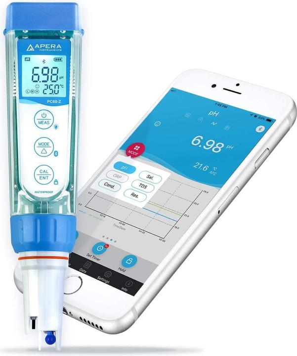 Actual product image Apera Instruments PC60-Z Smart 7-in-1 Multi-Parameter Meter