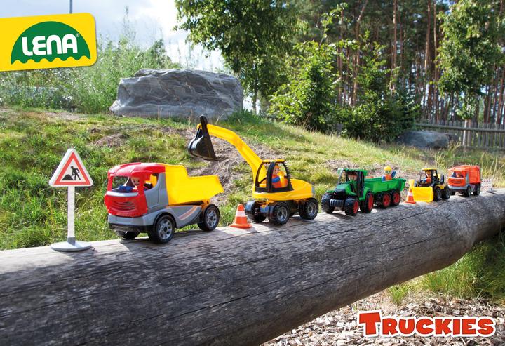 Produktbild Lena Truckies Tractor with 38 cm trailer