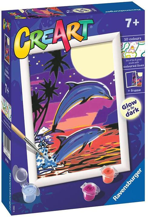 Actual product image Ravensburger CreArt Dolphin Adventures