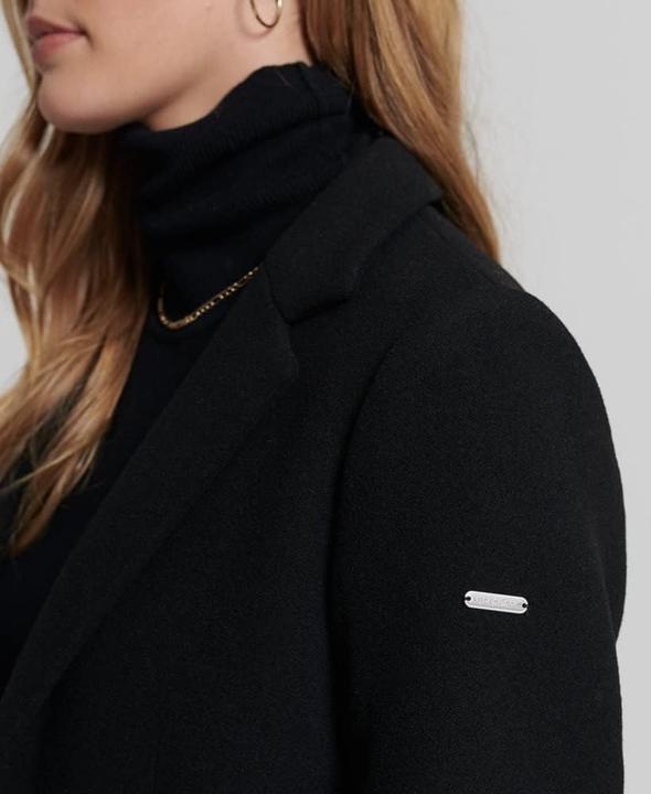 Actual product image Superdry Studios Quilt Wool Crombie Jacket (XXL)