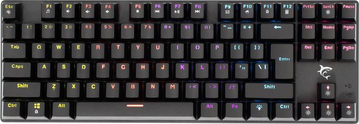 Actual product image Mechanical Gaming Keyboard Shark Commandos, RED Switch, Rainbow LED backlight, US layout (Cable)