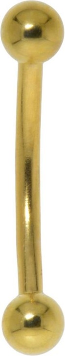 Immagine prodotto Bijouteria Piercing sopracciglio (Acciaio chirurgico 316L con rivestimento in oro)