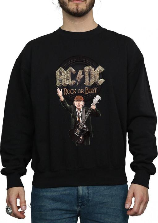 Produktbild AC/DC Rock Or Bust Angus Young Sweatshirt aus Baumwolle (S)