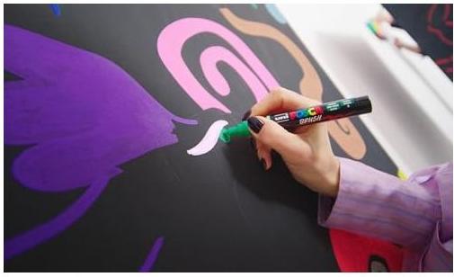 Produktbild Posca - Brush PC-5BR - Hvid (401506-52) (1x)