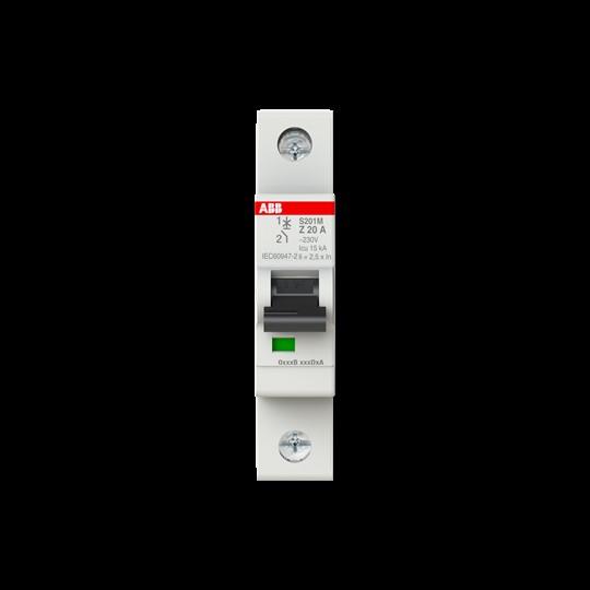 Actual product image ABB S201M-Z20 Automatic circuit breaker Z-Char., 10 2CDS271001R0488