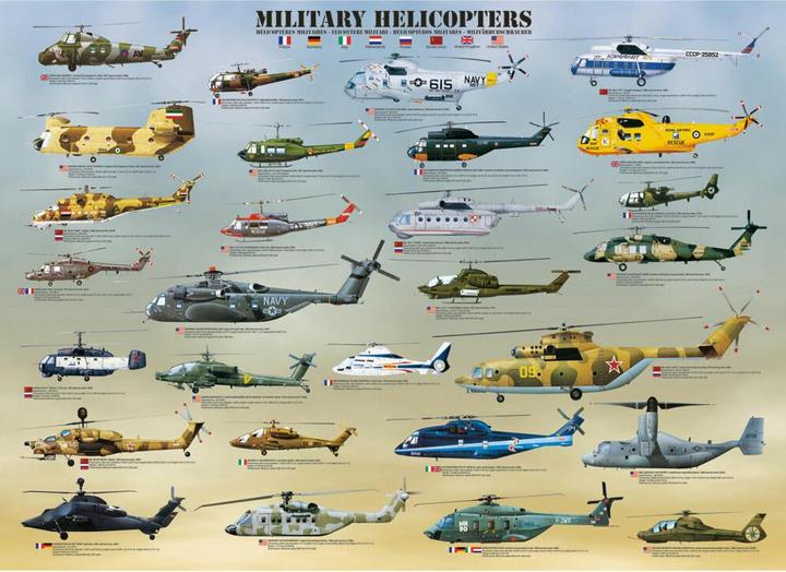 Produktbild Eurographics Militärhelikopter (500 Teile)