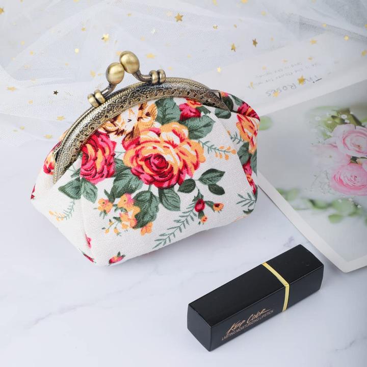 Produktbild Only-Bags.Store Floral Münzgeldbörse Münzgeldbörse Retro Tasche