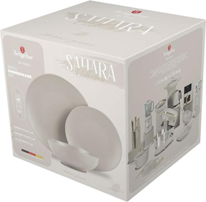 Actual product image BerlingerHaus Haus 18-teiliges Tellerset matt cream Sahara Collection (18 x)