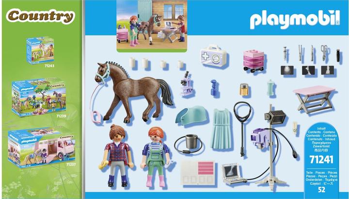 Produktbild Playmobil Tierärztin für Pferde (71241, Playmobil Country)