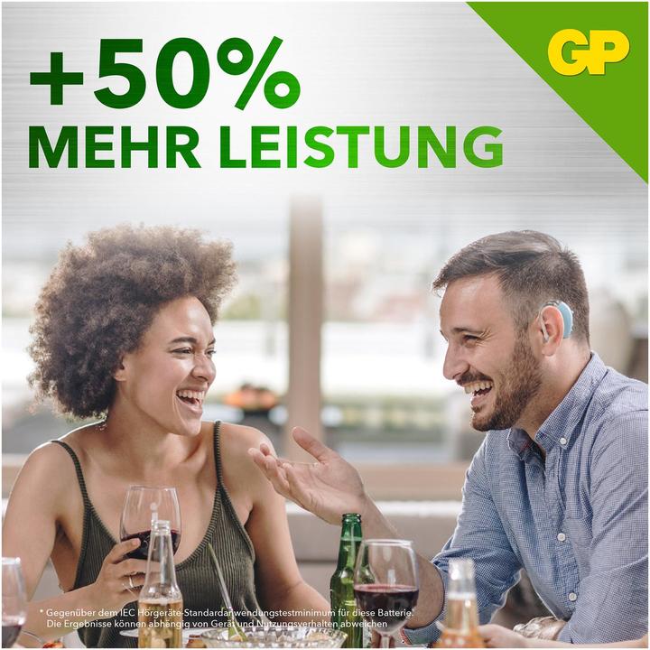 Produktbild GP Batteries GP Knopfzelle ZA312, 1.4V, 6 Stk. (6 Stk., CR2025, 170 mAh)