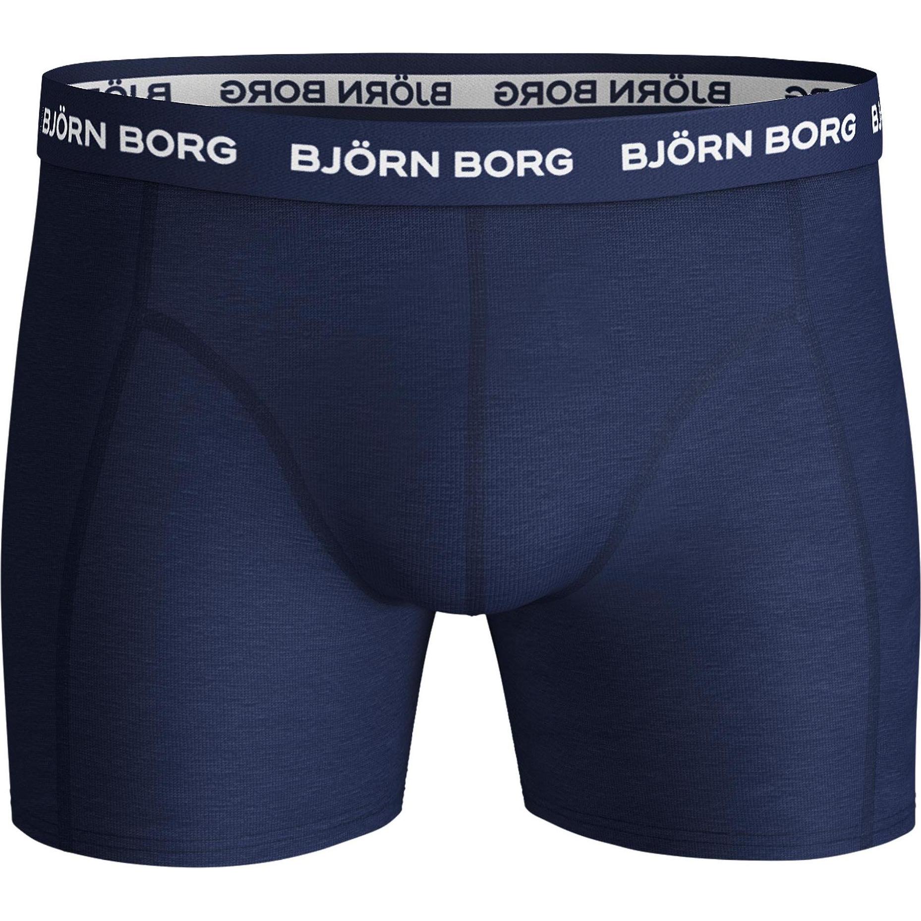 Thumbnail - Björn Borg, Herren, Unterhosen, Cotton Stretch Boxer Trunks 3P, Mehrfarbig, (XL, 3er Pack)