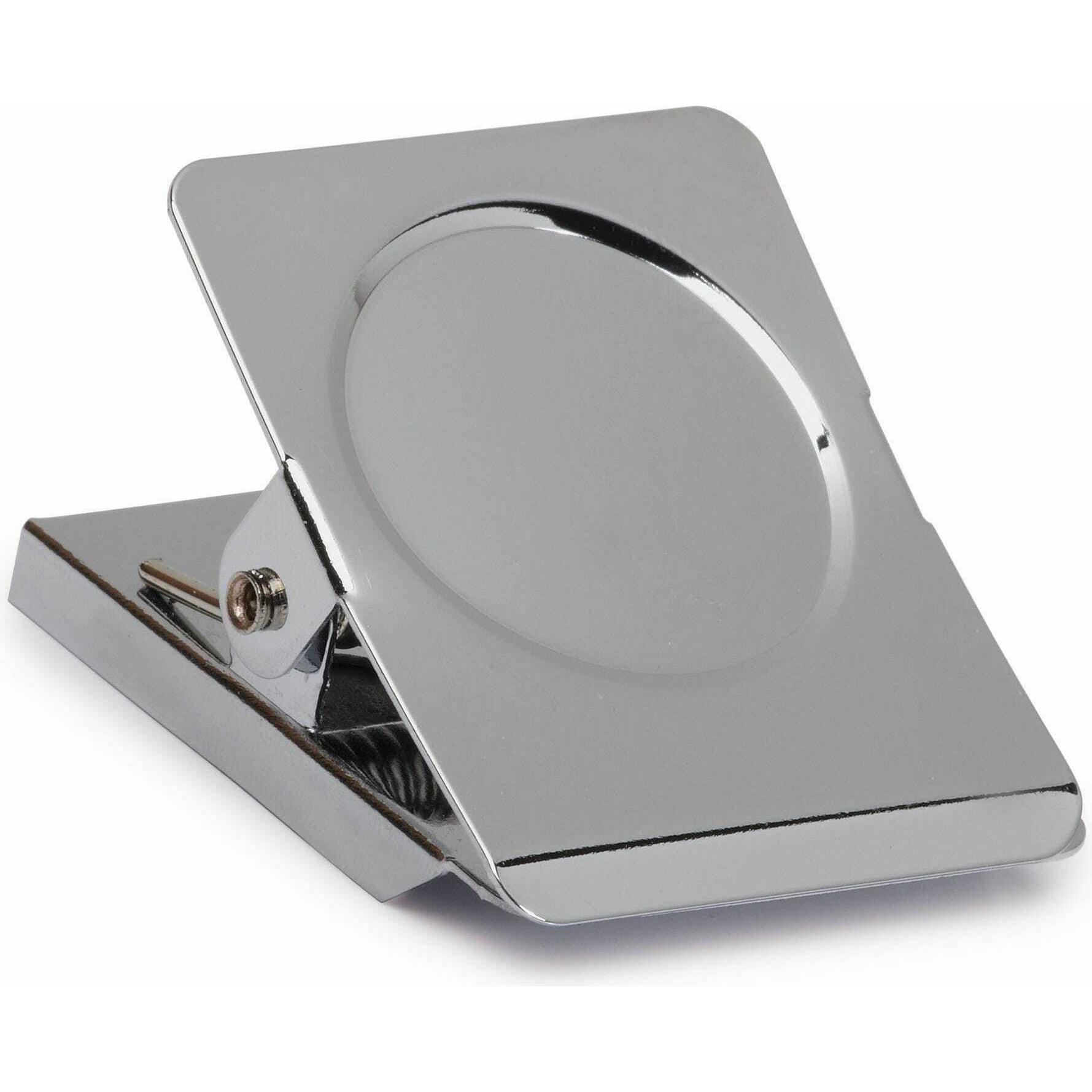 15x Maul, Büroklammer, Papier-Klemmer 20x40mm 2194096 hellsilber, mit Magnet (1 x)