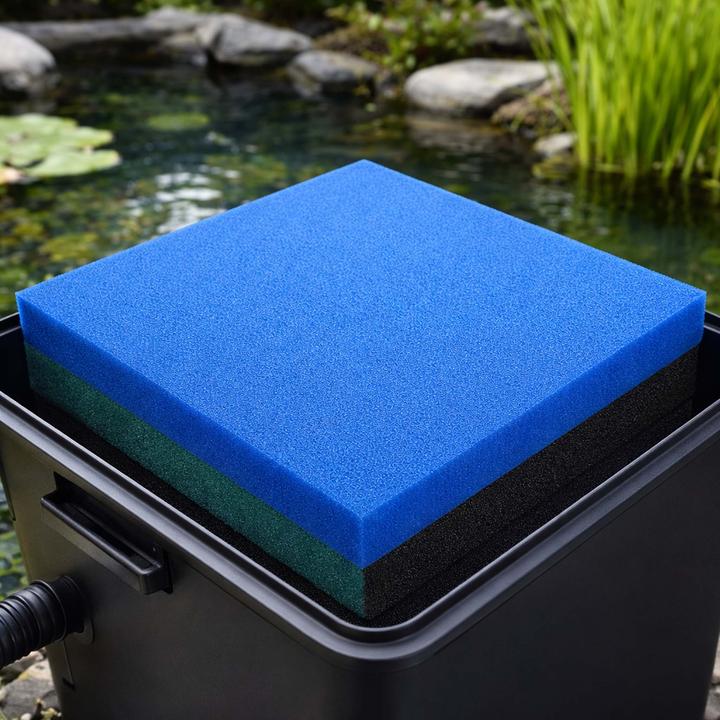 Immagine prodotto Wiltec Tappeto filtrante in schiuma 50x50x3cm 20ppi filtro laghetto filtro acquario filtro