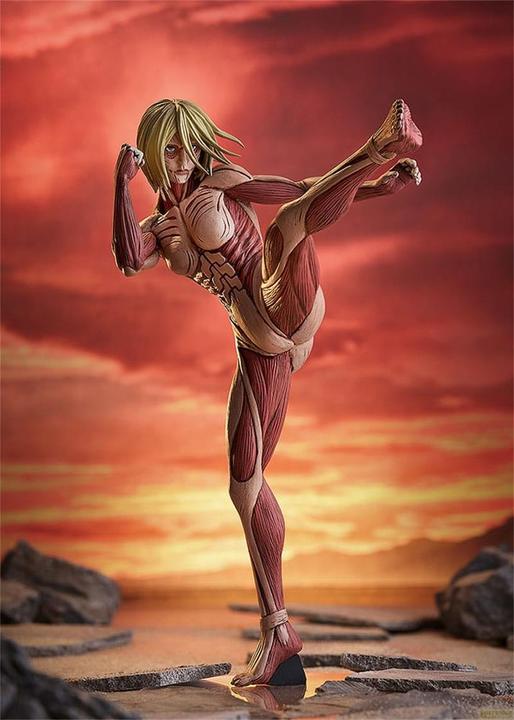 Actual product image Good Smile Company Attack on Titan Pop Up Parade PVC Statue Annie Leonhart: Female Titan Ver. L Size 24 cm