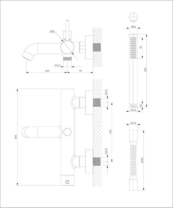 Actual product image Omnires Y1231BSB