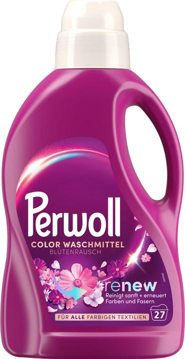 Produktbild Perwoll Renew Flüssig Color Blütenrausch (27 Waschgänge, Flasche)