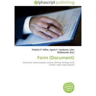 Thumbnail - Form (Document), Fachbücher