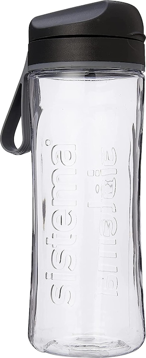Actual product image Sistema Tritan Swift Bottle 600ml - Black (0.60 l)