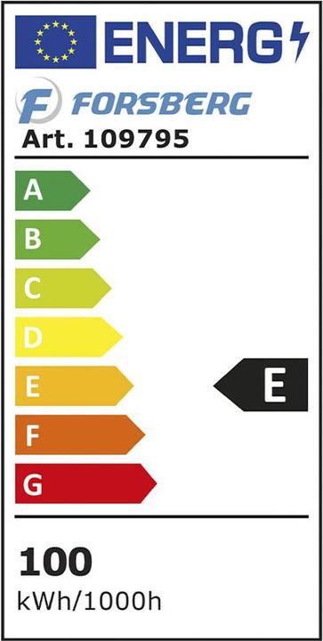 Label énergétique Forsberg Slim LED Scheinwerfer (12000 lm)