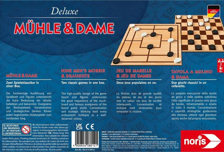 Actual product image Noris Deluxe mill lady (English, French, German, Italian, 2 Players)