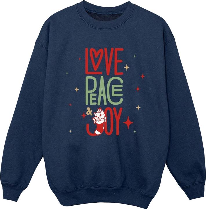 Produktbild Disney The Aristocats Marie Love Peace Joy Sweatshirt Jungen (116)