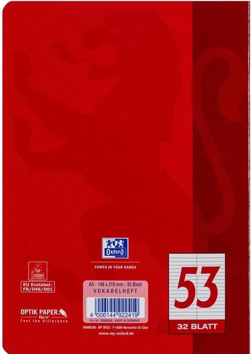 Produktbild Oxford Vokabelheft (A5, Liniert, Weicher Einband)