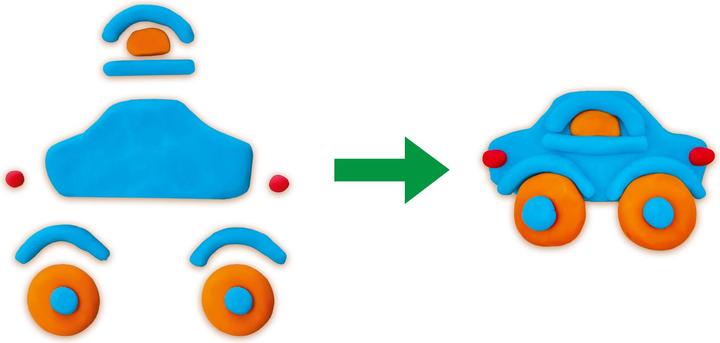 Produktbild Ses Creative Knet-Set Strassenverkehr