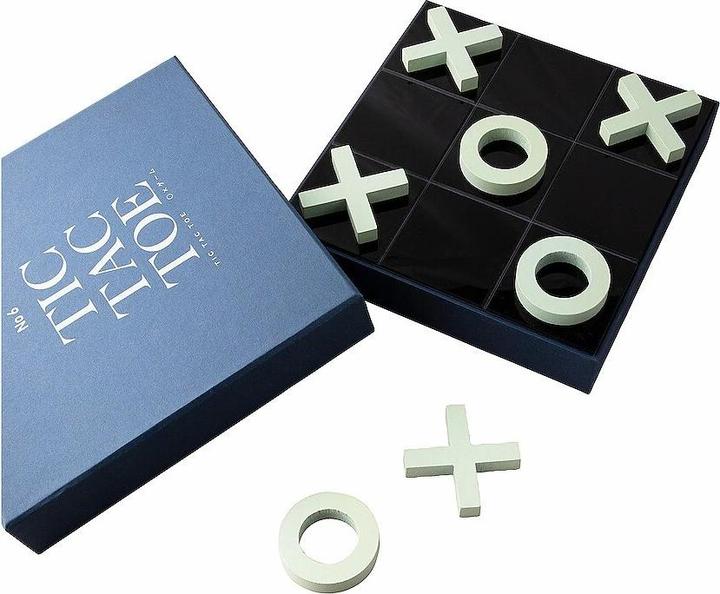 Printworks Jeu de table Tic Tac Toe NO.6 (Anglais, Français, Italien, Allemand)