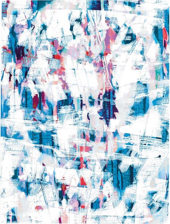 Weiss, Rosa, Rot, Blau