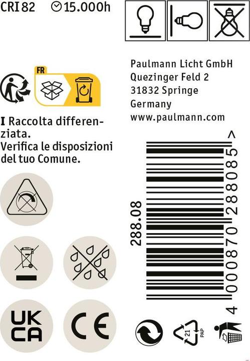 Productafbeelding Paulmann LED pinvoet set van 3 (G9, 2.50 W, 250 lm, 3 x, F)