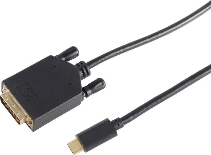 Shiverpeaks 10-58185 1.8m DVI-D USB C Black Video Cable Adapter (1.80 m)