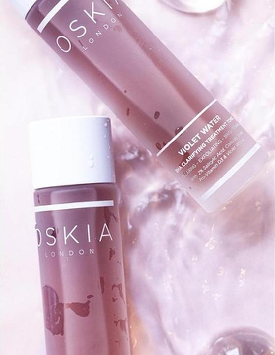 Actual product image Oskia Violet Water BHA Clarifying Treatment Tonic (Face toner, 100 ml)