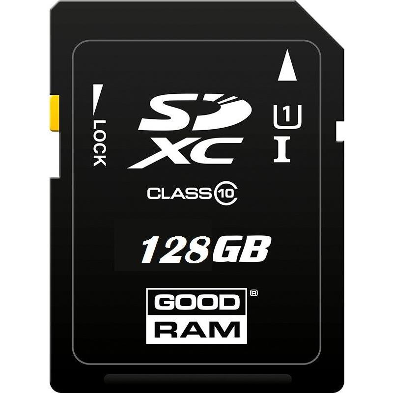 Goodram S1A0-1280R12 Speicherkarte (128 GB, Klasse 10, Speicherkarte) (128 GB, SDXC, U1, UHS-I) (S1A0-1280R12)