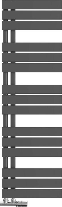 Produktbild Emke Badheizkörper Handtuchhalter Handtuchwärmer 130x40cm Schwarz 570w (570 W)