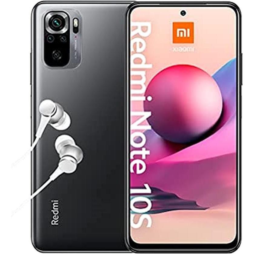 Xiaomi Smartphone mit Kopfhörer, 6,43 Zoll FHD+, 6+64 GB, 64 MP Quad-Kamera, Dual SIM, Android 11 (6