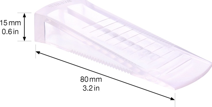 Actual product image Door wedge 80x30x15 mm