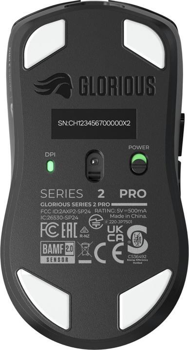 Immagine prodotto Glorious Series 2 PRO Wireless Gaming Maus - schwarz (Cablato, Senza fili)