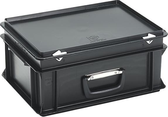 kaiserkraft Boîtier plastique ESD (15 l)