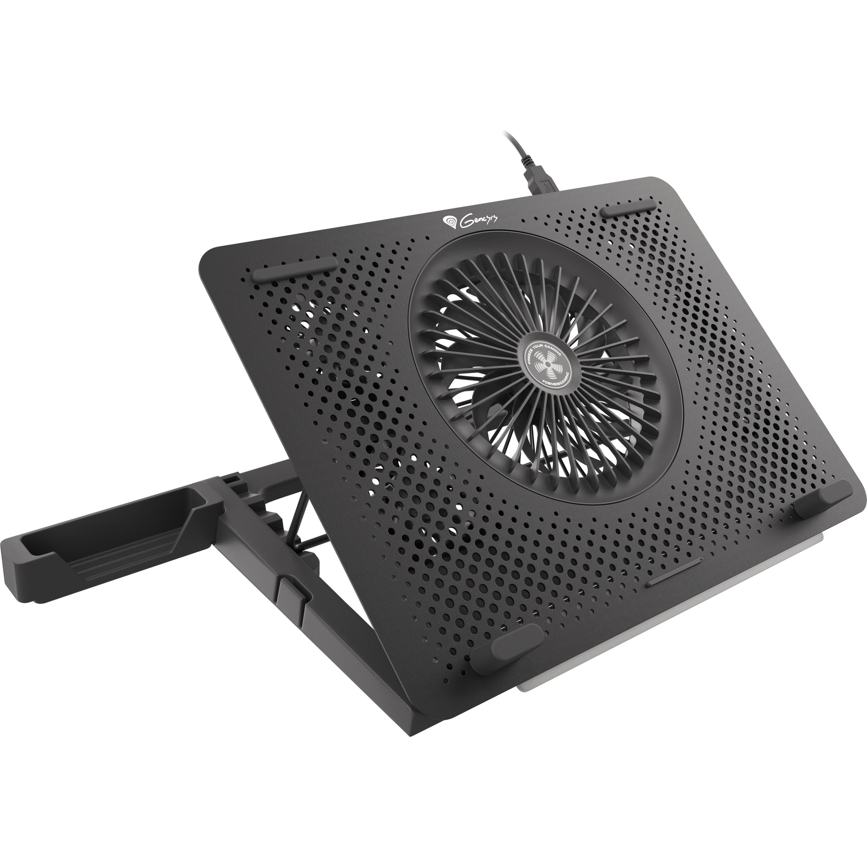 Genesis Nero Cuscinetto Di Raffreddamento Per Notebook Oxide 450 (15,6 Pollici), Supporto Per Notebook,