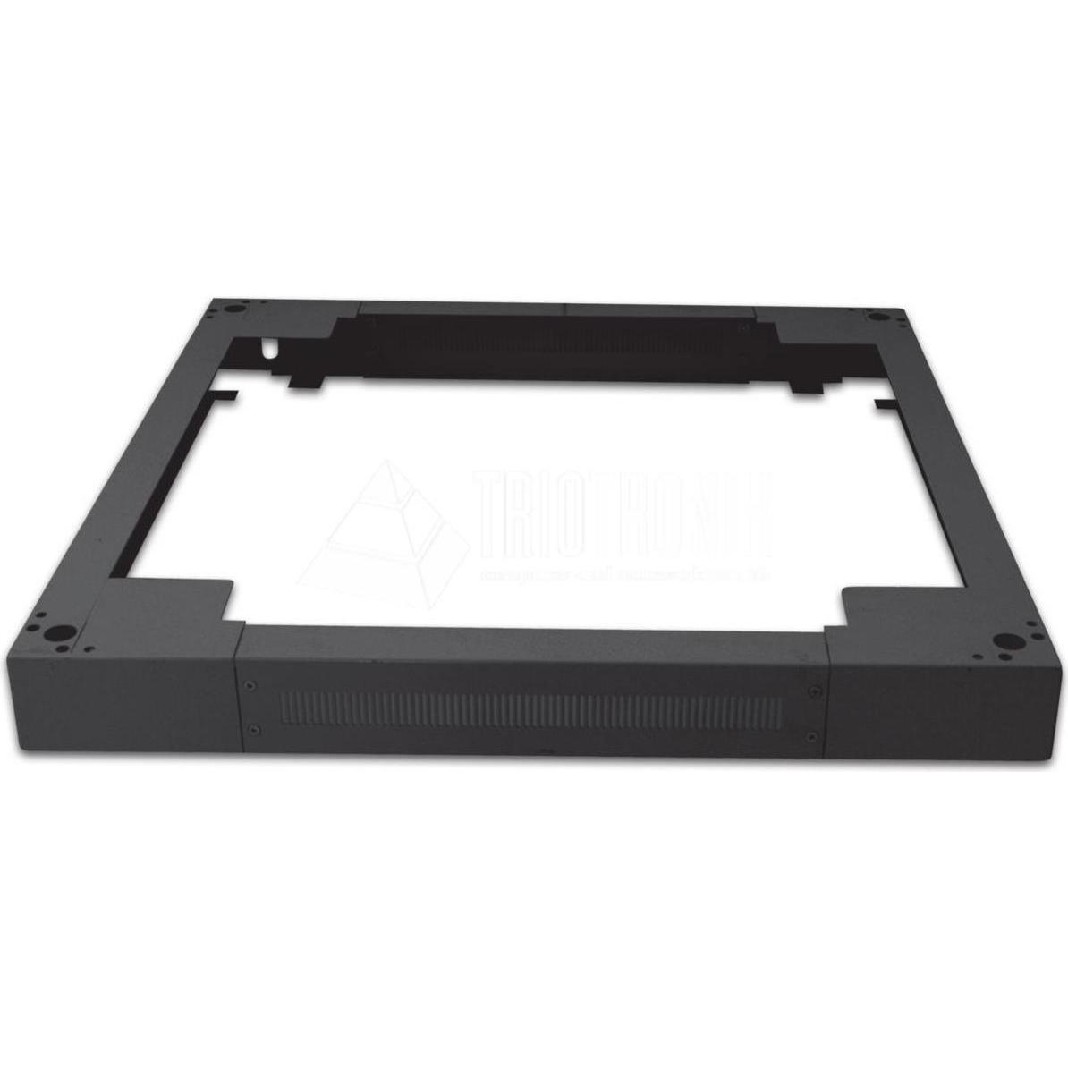Wirewin Sockel 600X800 - Aluminum Rahmen, Serverschrank Zubehör, Schwarz