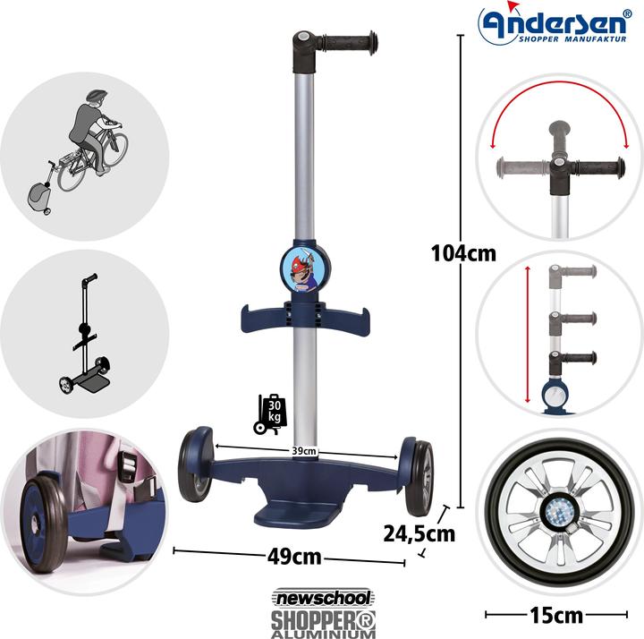 Image du produit Andersen Newschool Shopper bleu