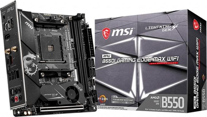 Produktbild MSI MPG B550I Gaming Edge Max Wifi (AM4, AMD B550, Mini-ITX)