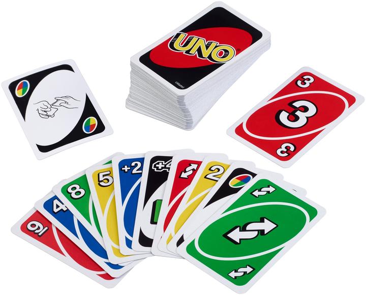 Actual product image Mattel Games UNO card game (English, 2 - 10 Players)