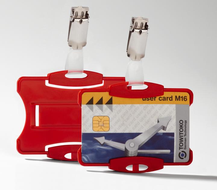 Produktbild Durable Ausweishalter mit Clip für 1 Karte 1 Pg. à 25 Stück 811803
