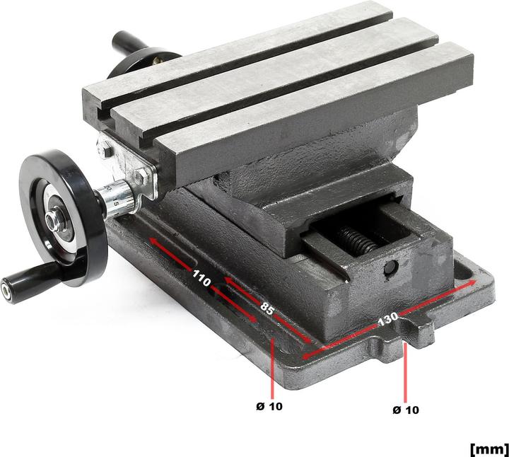 Actual product image Wiltec Cross Table Compound Milling Table Worktable Milling Machine 2 Axis 220x100mm (220 mm)