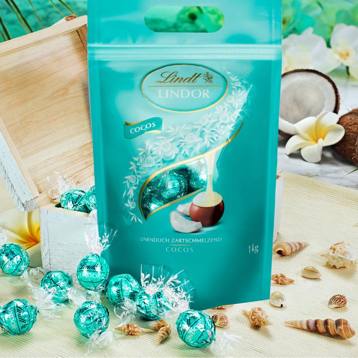 Actual product image Lindt Lindor coconut (1000 g)