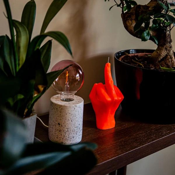 Image du produit Candle Hand F*ck you neon (1 pcs)