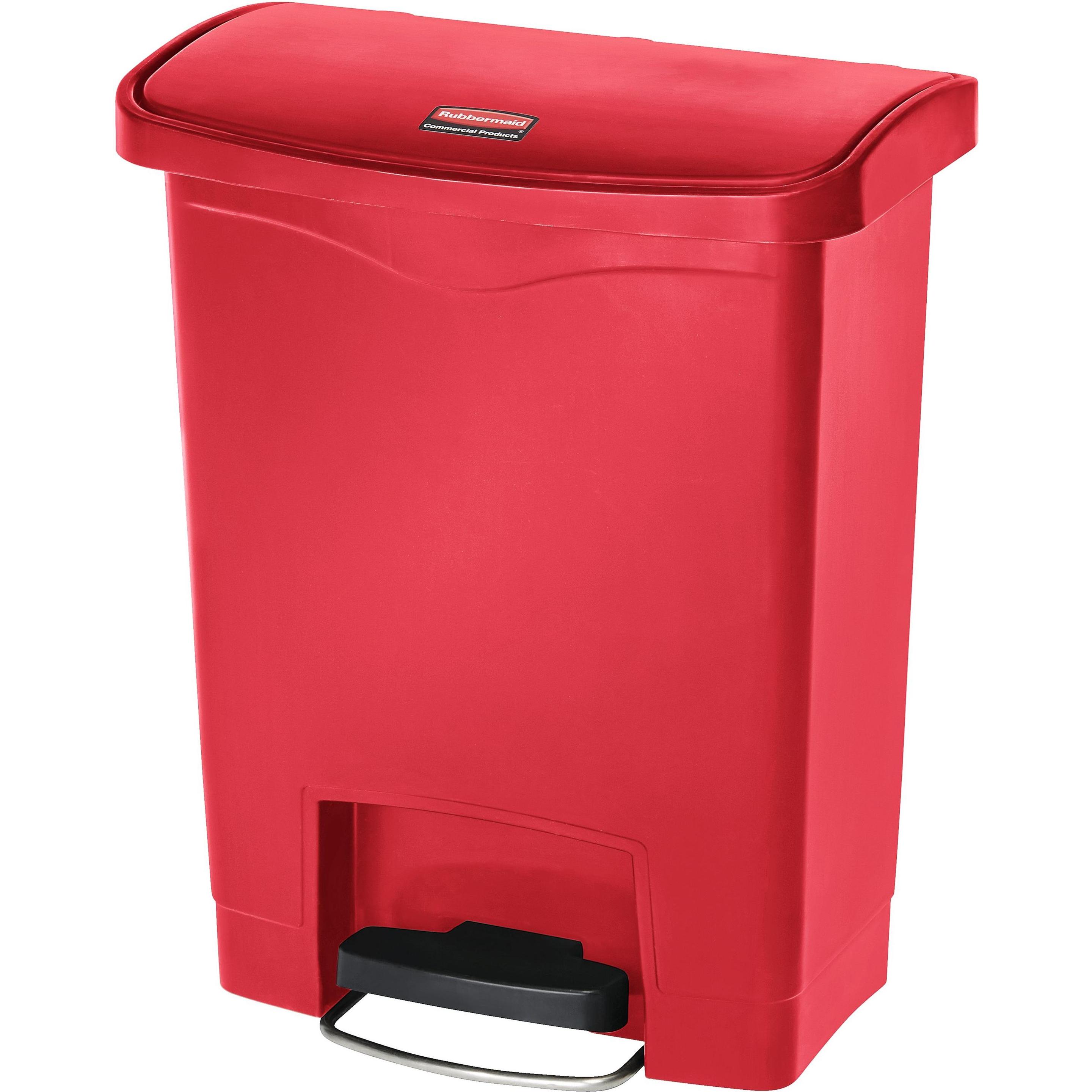 Thumbnail - Rubbermaid Tretabfallsammler, Abfalleimer, Rot